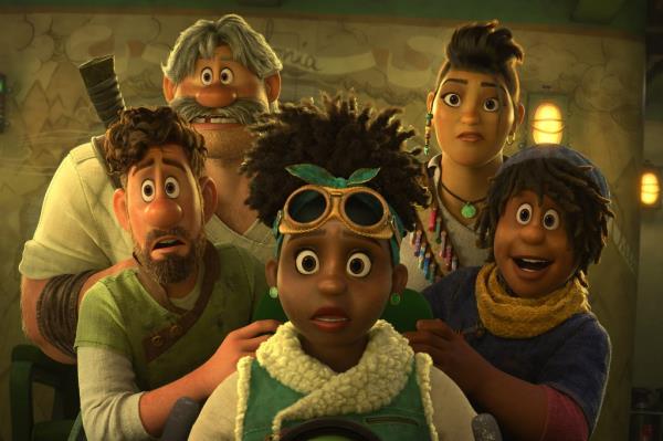  The Clade family is shocked to discover a magical new land in Disney’s “Strange World,” which delivers fantastic visuals. 